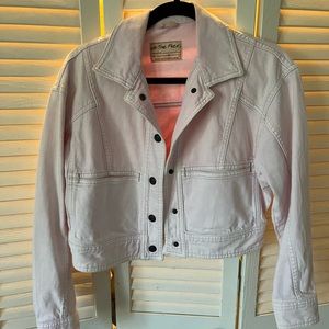 We the Free Pink Jean Jacket